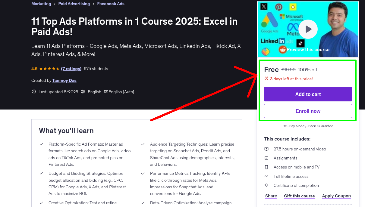 11 Top Ads Platforms in 1 Course 2025: Excel in Paid Ads!