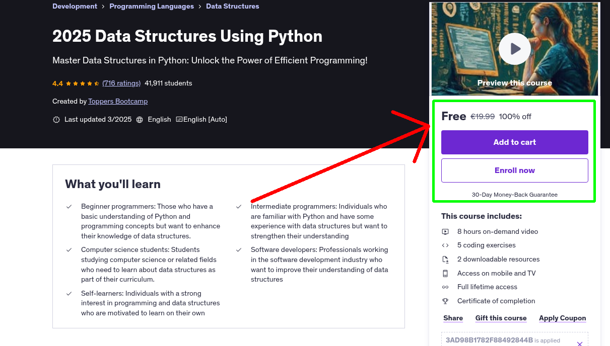 2025 Data Structures Using Python