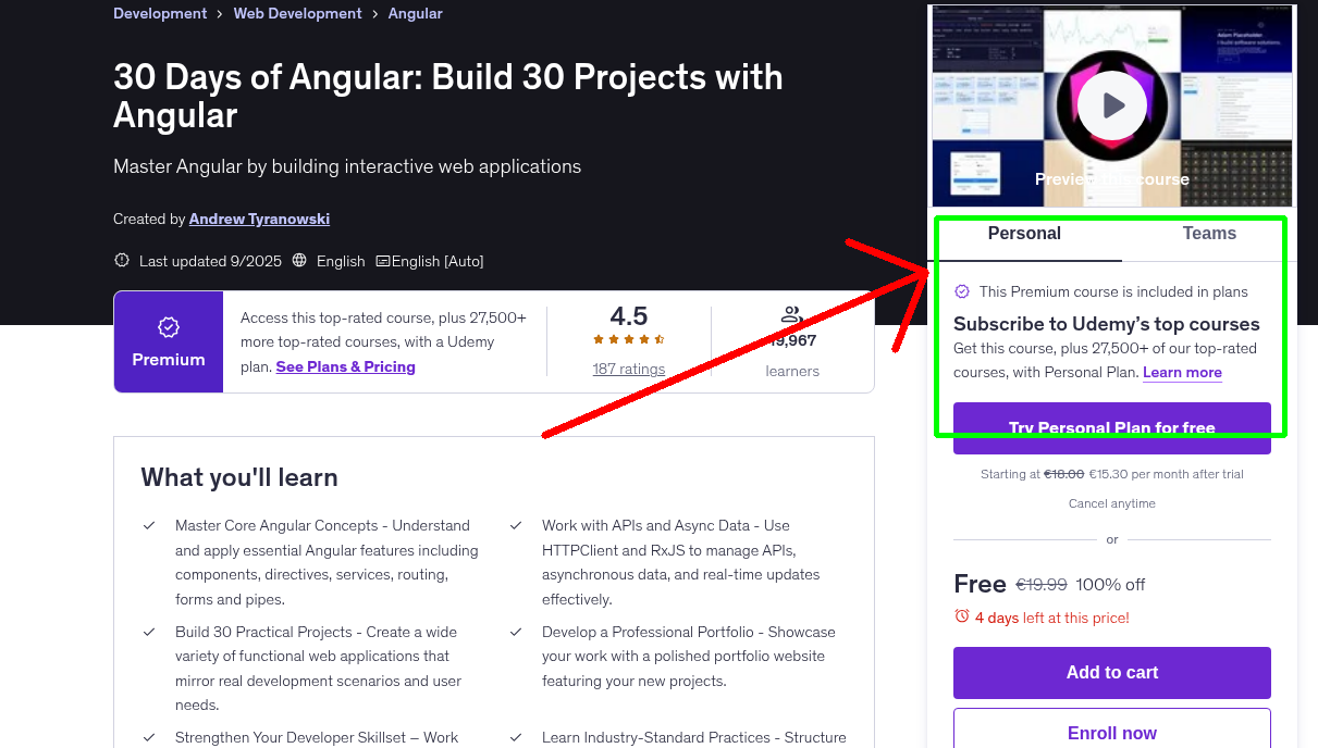 30 Days of Angular: Build 30 Projects with Angular