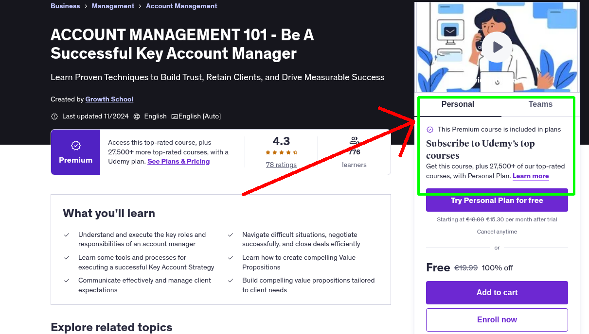 ACCOUNT MANAGEMENT 101 - Be A Successful Key Account Manager