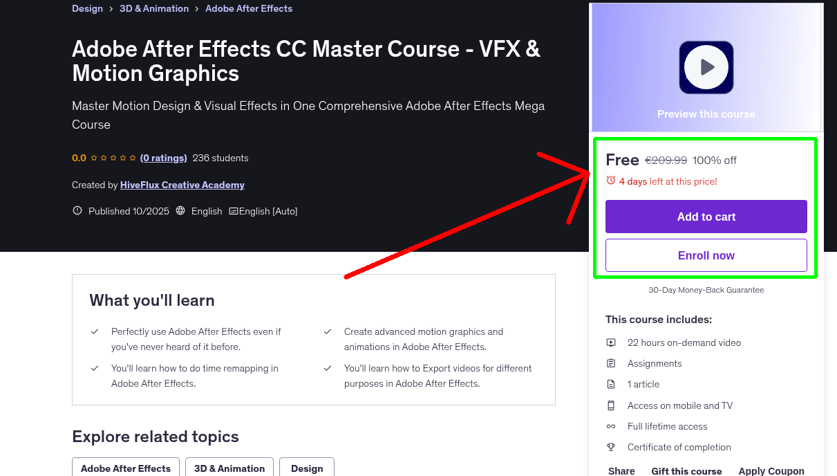 Adobe After Effects CC Master Course - VFX & Motion Graphics