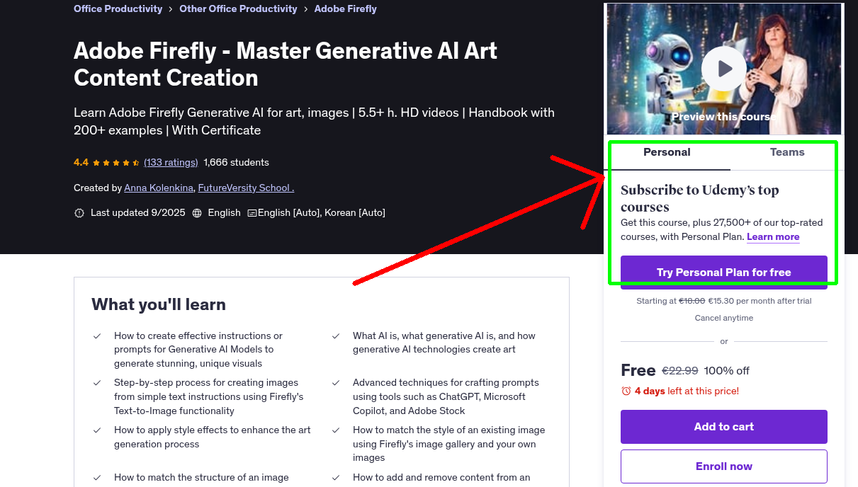 Adobe Firefly - Master Generative AI Art Content Creation