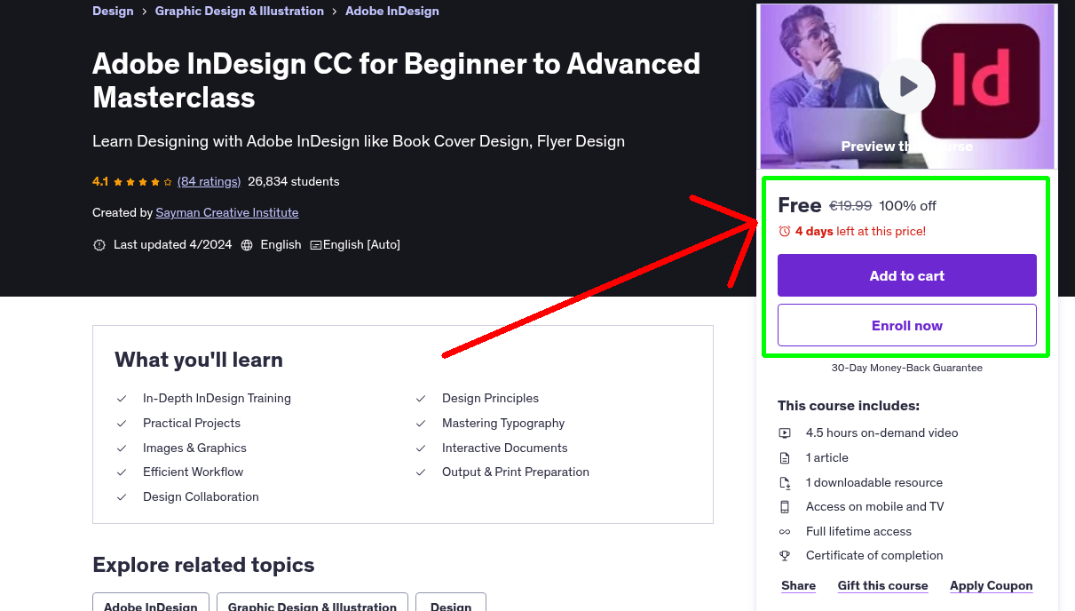 Adobe InDesign CC for Beginner to Advanced Masterclass