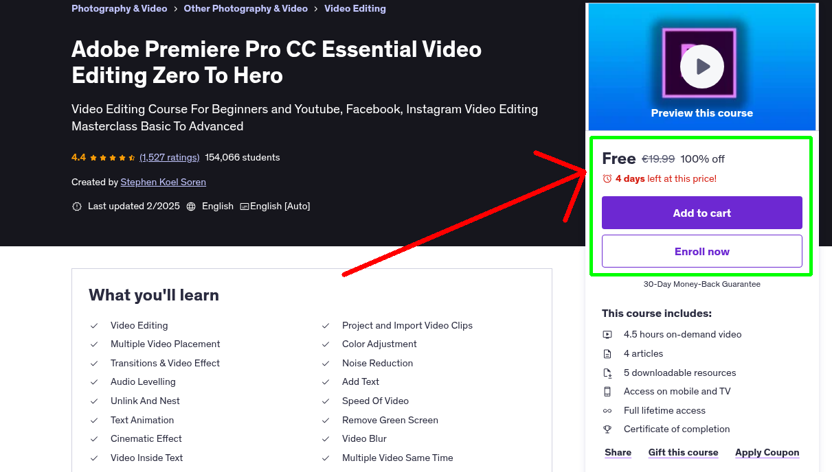 Adobe Premiere Pro CC Essential Video Editing Zero To Hero
