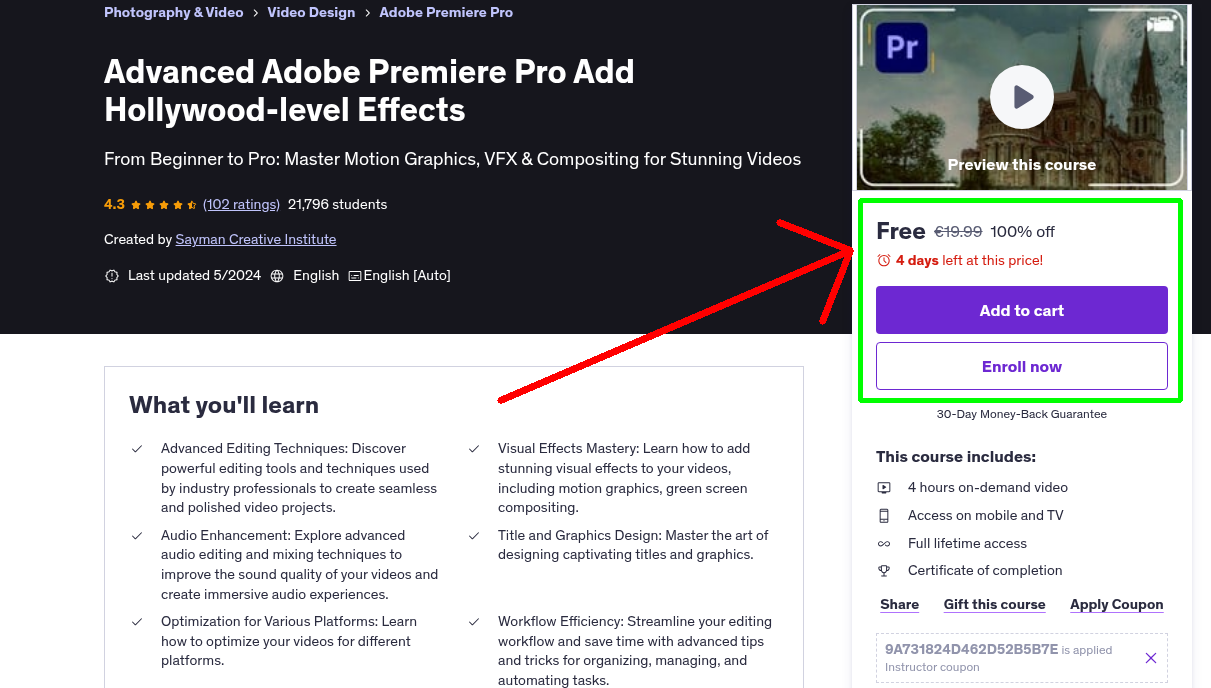 Advanced Adobe Premiere Pro Add Hollywood-level Effects