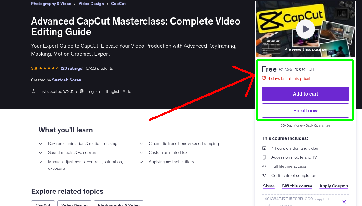 Advanced CapCut Masterclass: Complete Video Editing Guide