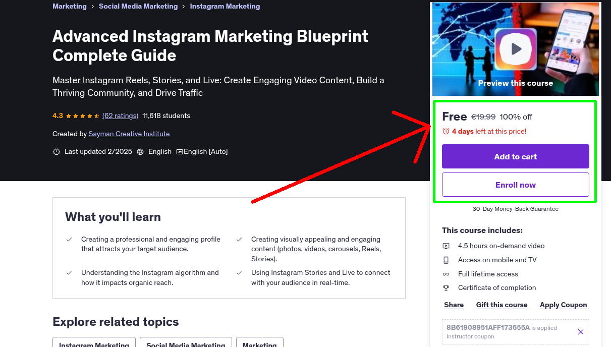 Advanced Instagram Marketing Blueprint Complete Guide