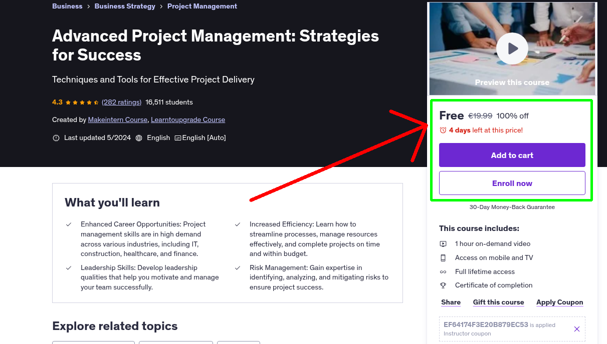 Advanced Project Management: Strategies for Success