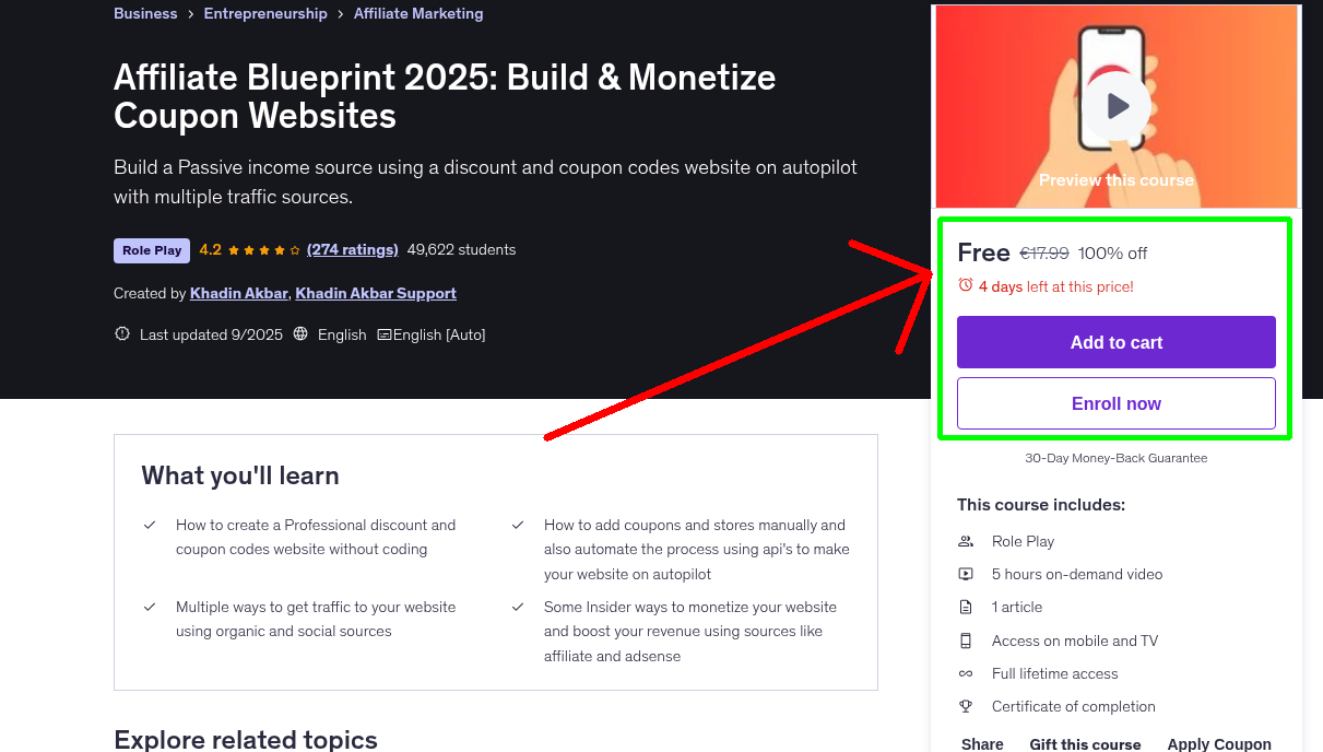 Affiliate Blueprint 2025: Build & Monetize Coupon Websites