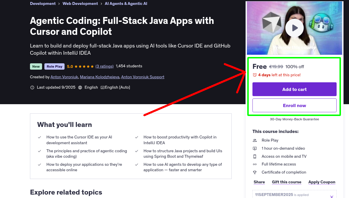 Agentic Coding: Full-Stack Java Apps with Cursor and Copilot