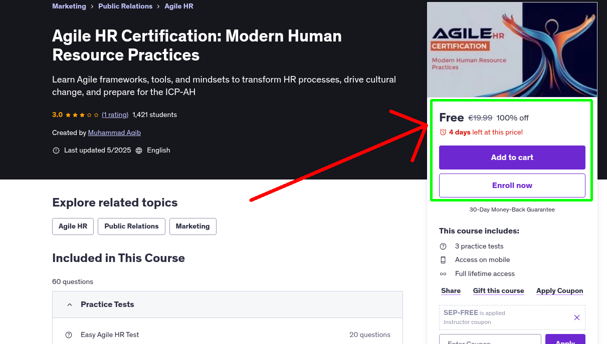 Agile HR Certification: Modern Human Resource Practices