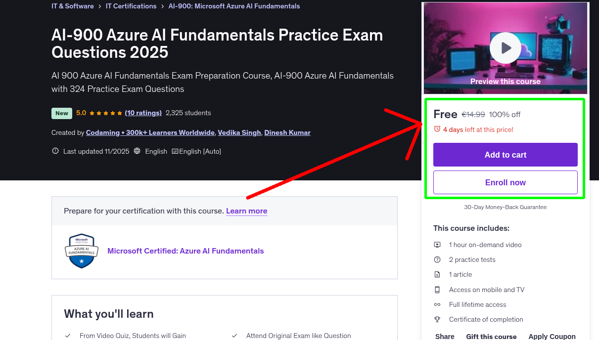 AI-900 Azure AI Fundamentals Practice Exam Questions 2025