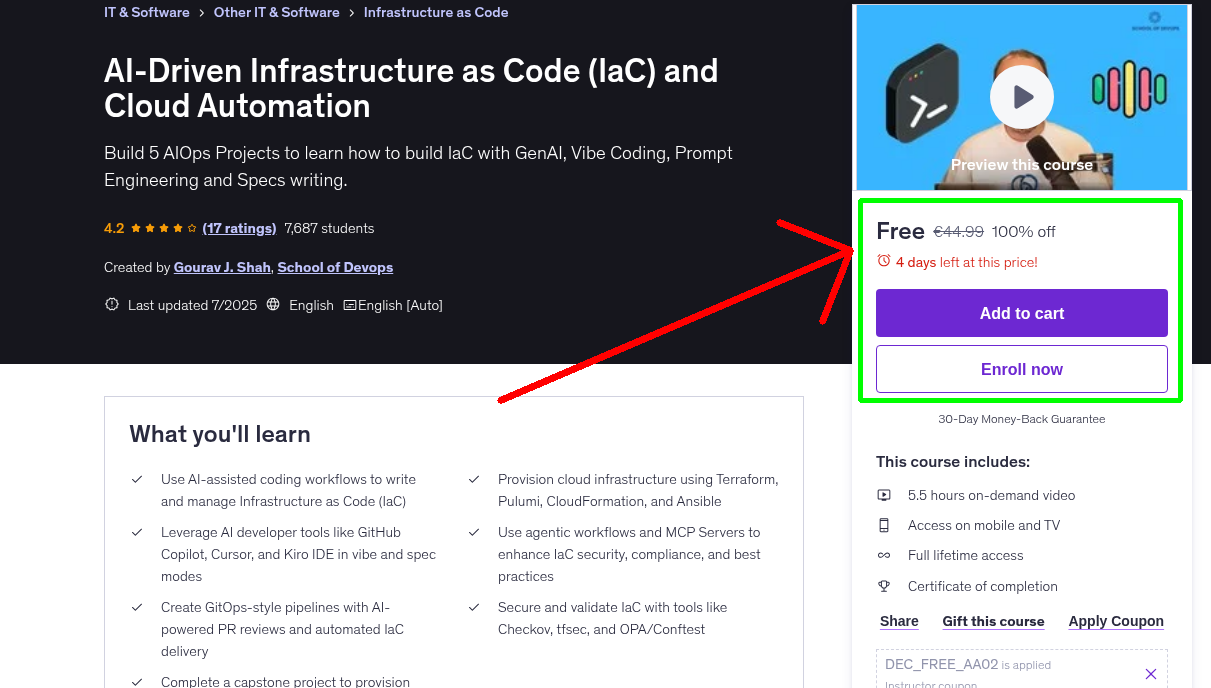 AI-Driven Infrastructure as Code (IaC) and Cloud Automation