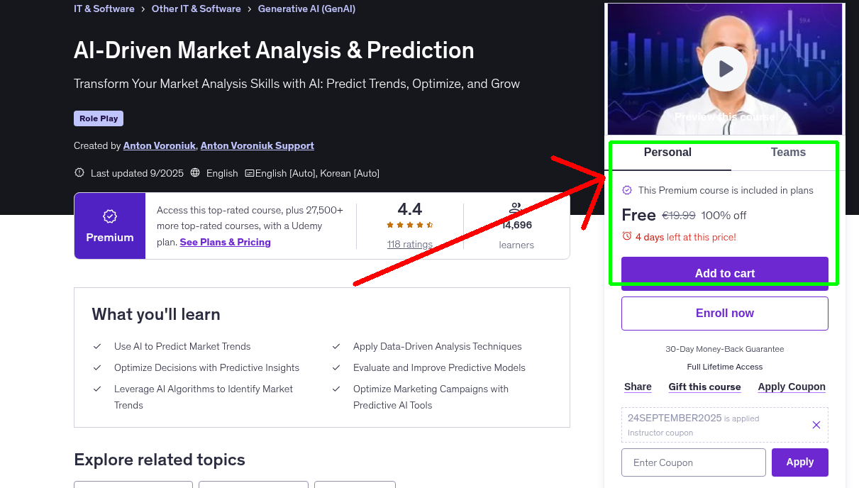 AI-Driven Market Analysis & Prediction