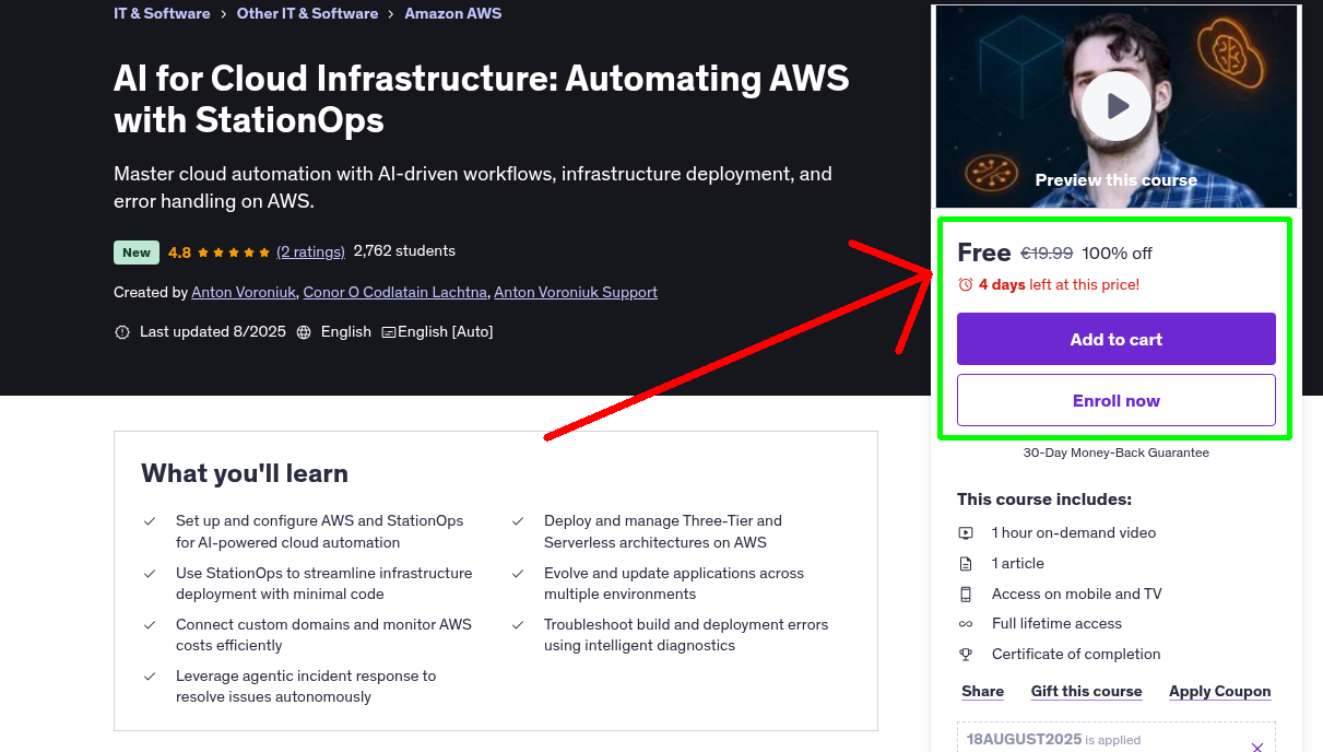 AI for Cloud Infrastructure: Automating AWS with StationOps