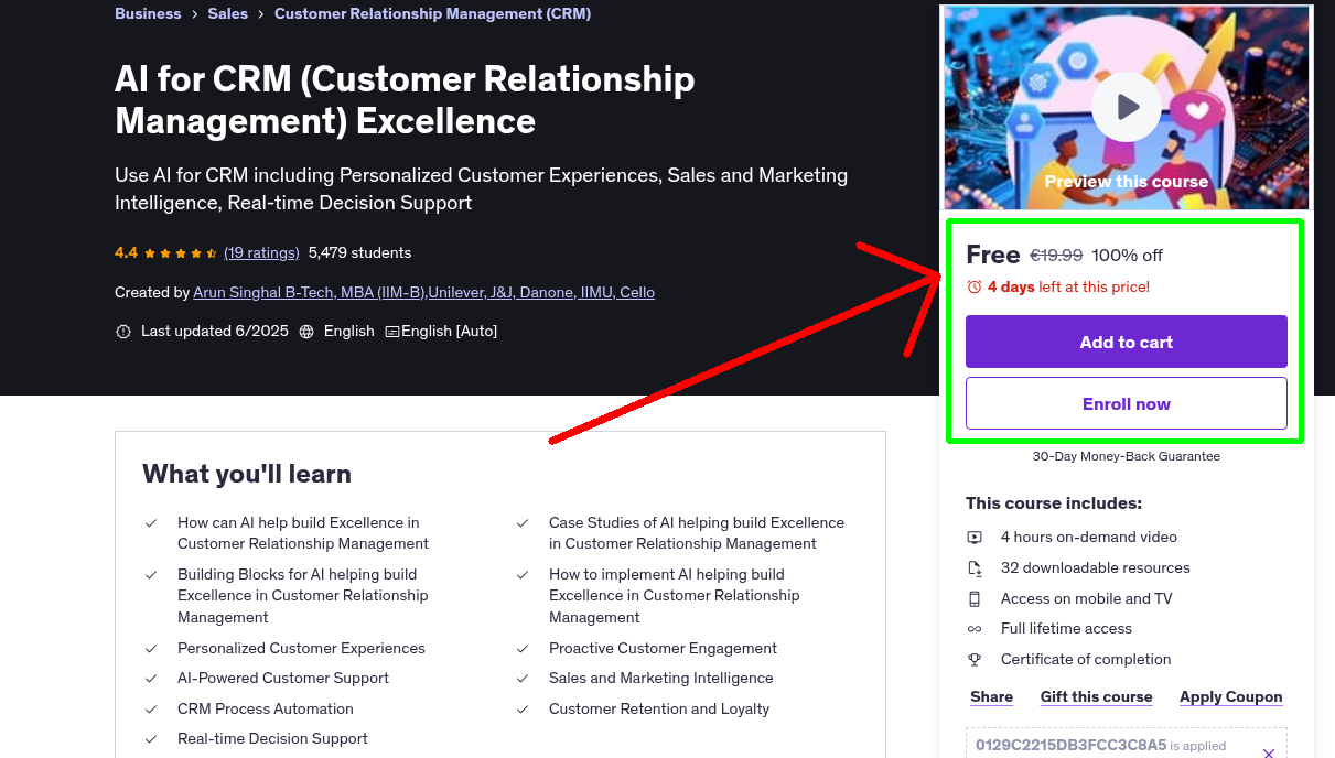 AI for CRM (Customer Relationship Management) Excellence