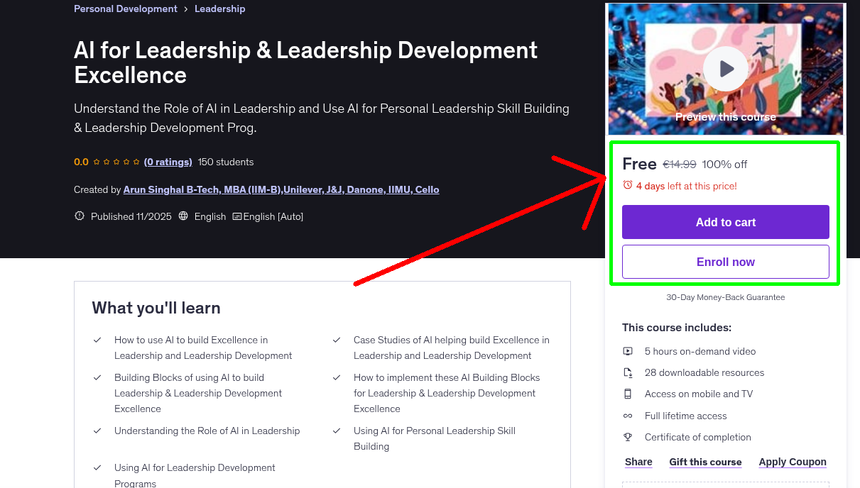 AI for Leadership & Leadership Development Excellence
