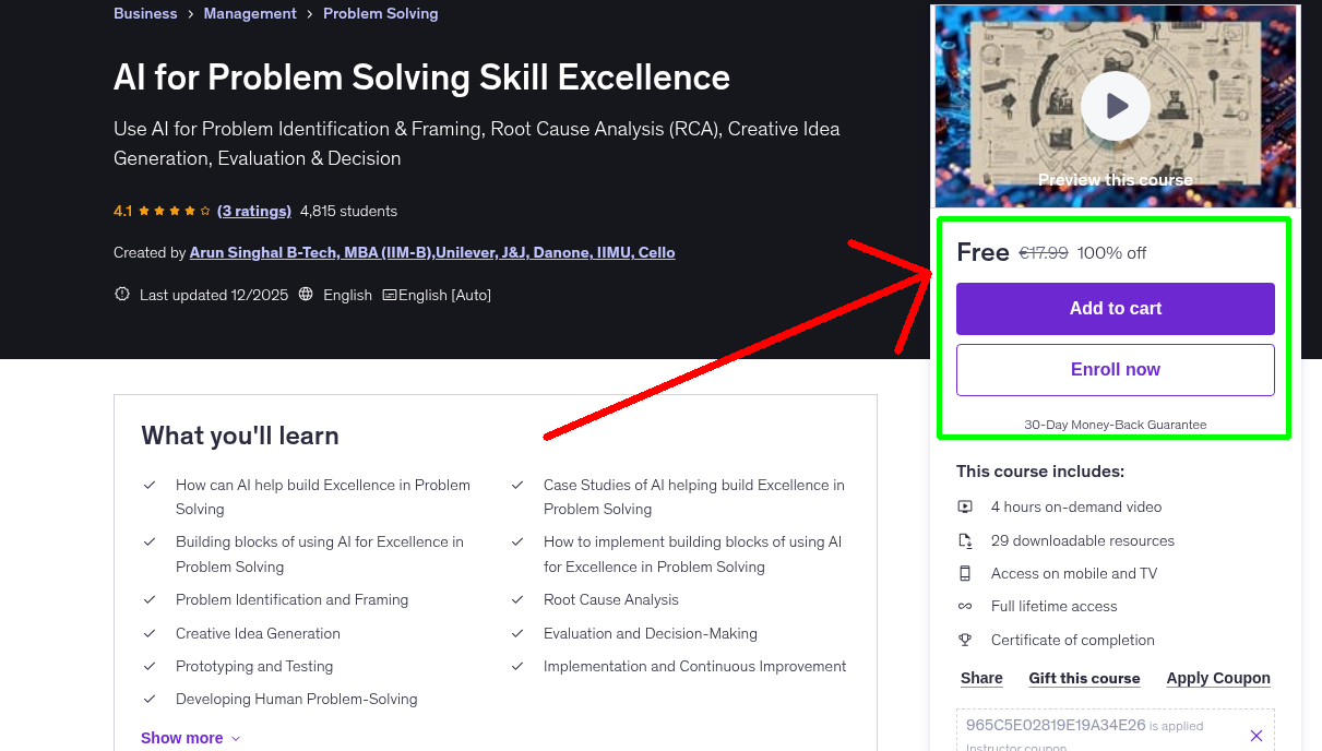 AI for Problem Solving Skill Excellence