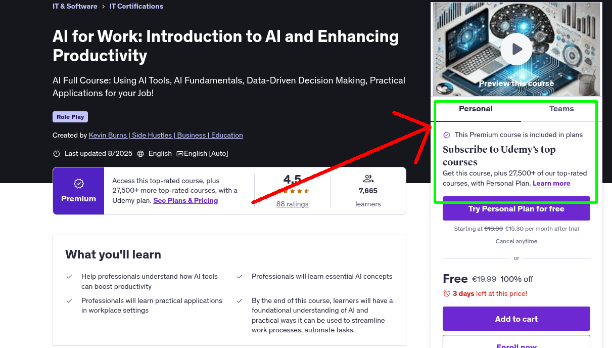 AI for Work: Introduction to AI and Enhancing Productivity
