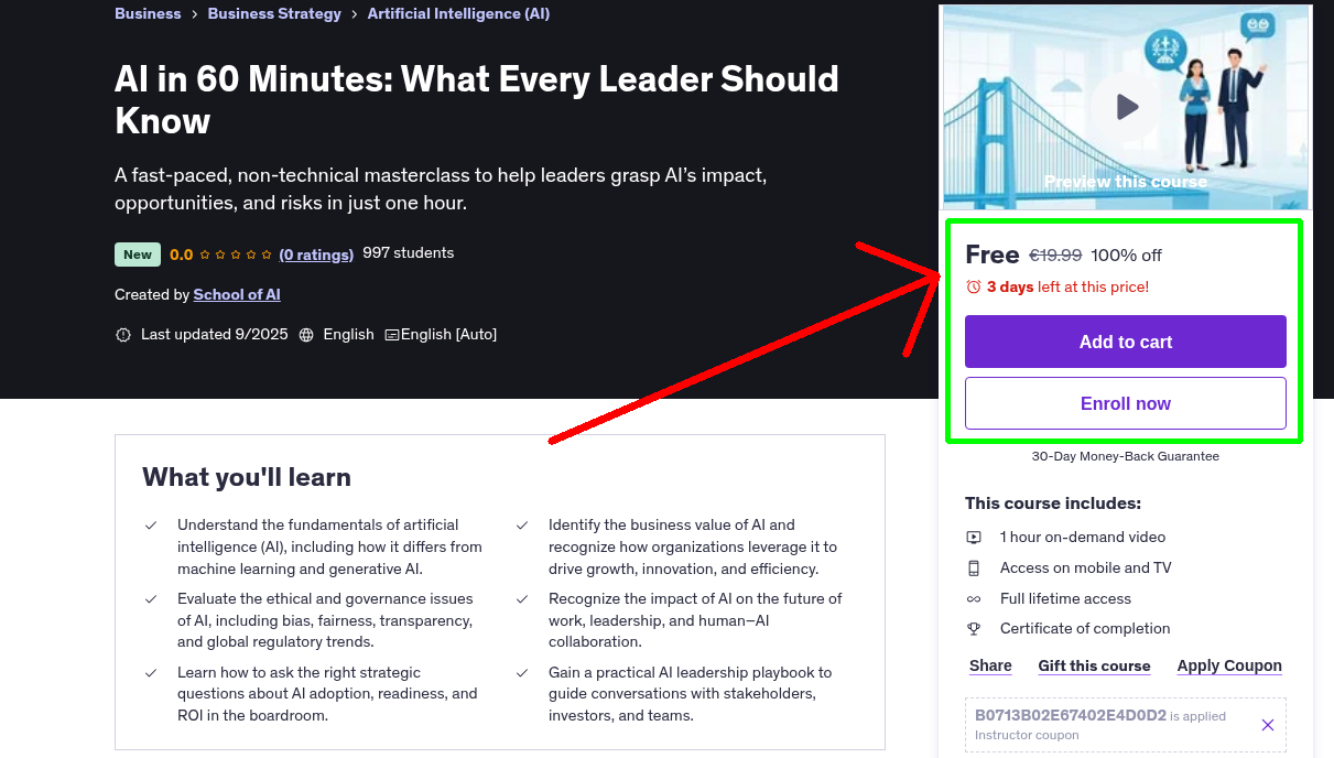 AI in 60 Minutes: What Every Leader Should Know