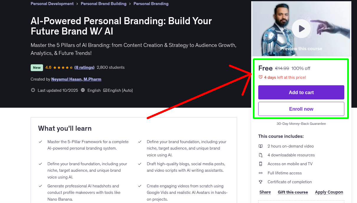 AI-Powered Personal Branding: Build Your Future Brand W/ AI