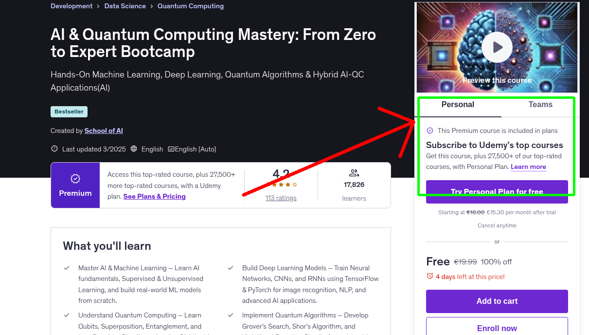 AI & Quantum Computing Mastery: From Zero to Expert Bootcamp