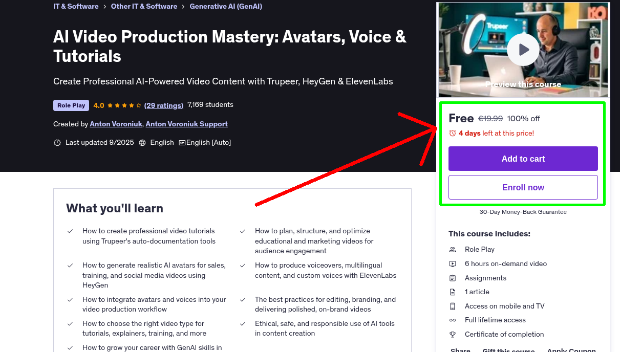 AI Video Production Mastery: Avatars, Voice & Tutorials