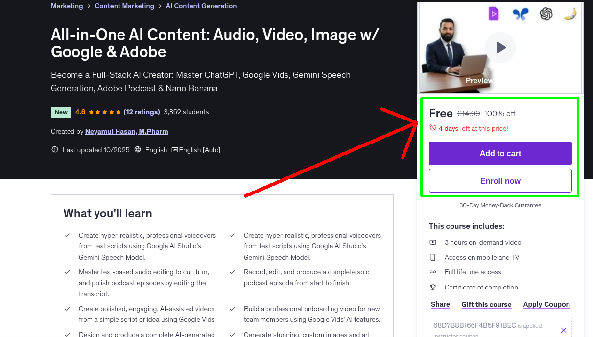 All-in-One AI Content: Audio, Video, Image w/ Google & Adobe