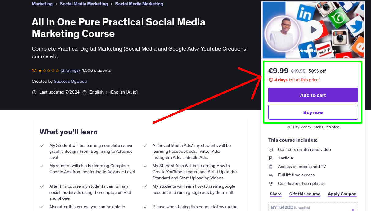 All in One Pure Practical Social Media Marketing Course
