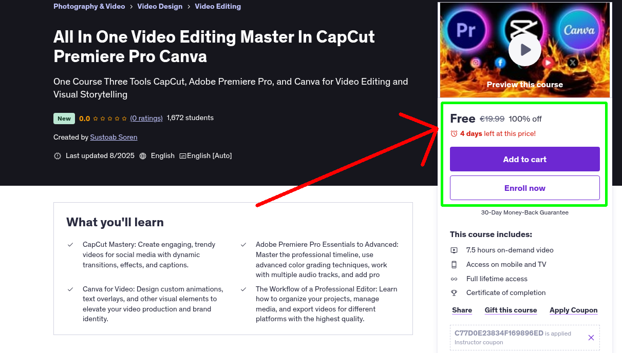 All In One Video Editing Master In CapCut Premiere Pro Canva