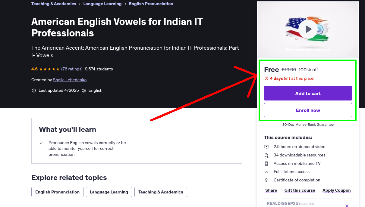 American English Vowels for Indian IT Professionals