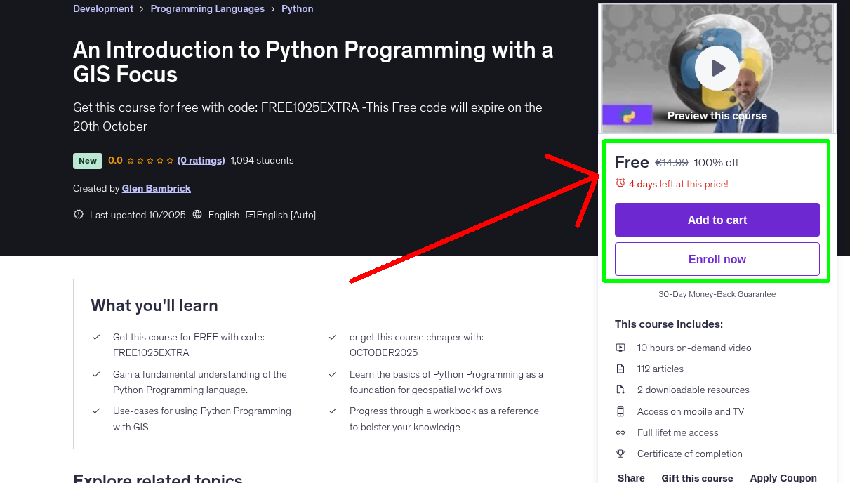 An Introduction to Python Programming with a GIS Focus