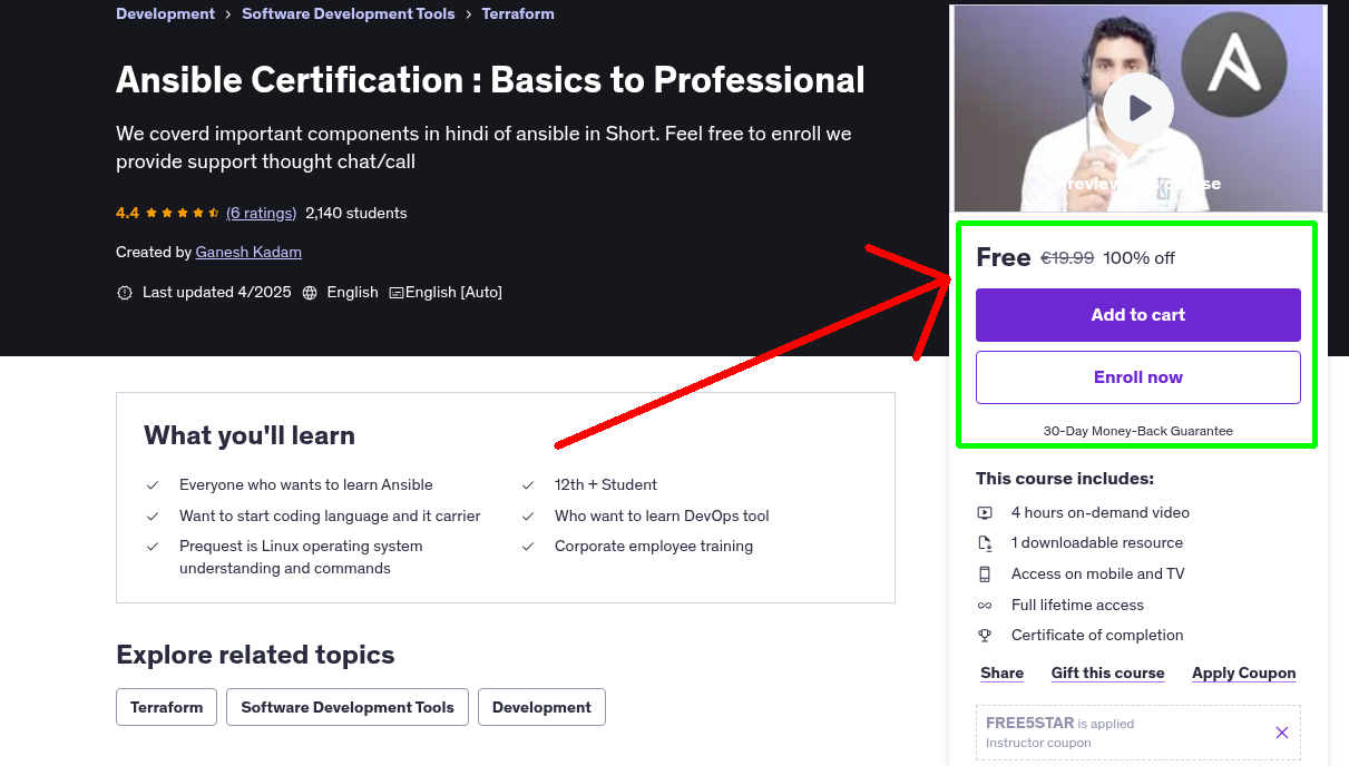 Ansible Certification : Basics to Professional