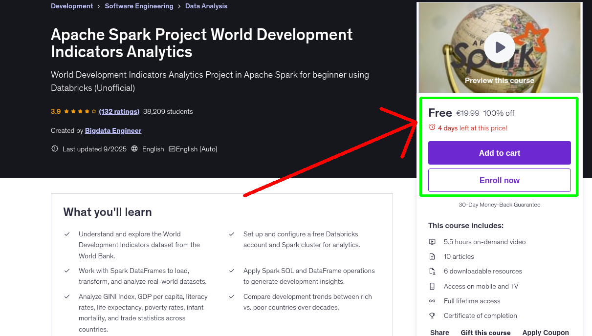 Apache Spark Project World Development Indicators Analytics