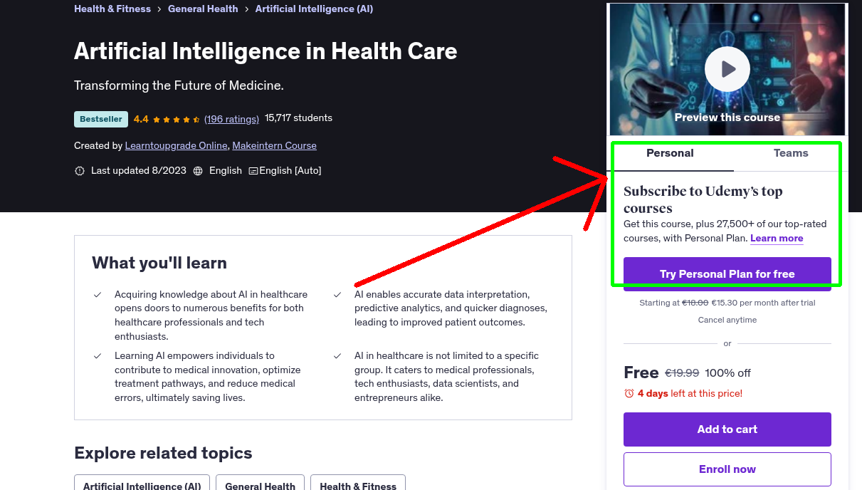 Artificial Intelligence in Health Care