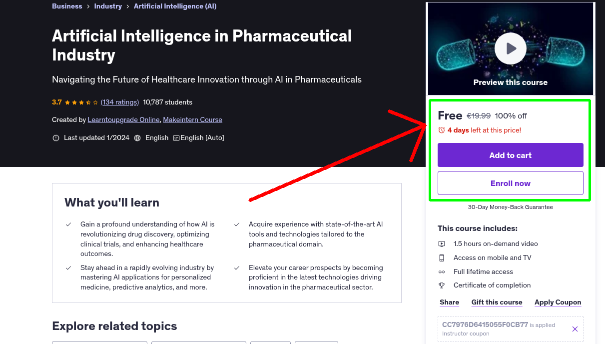 Artificial Intelligence in Pharmaceutical Industry