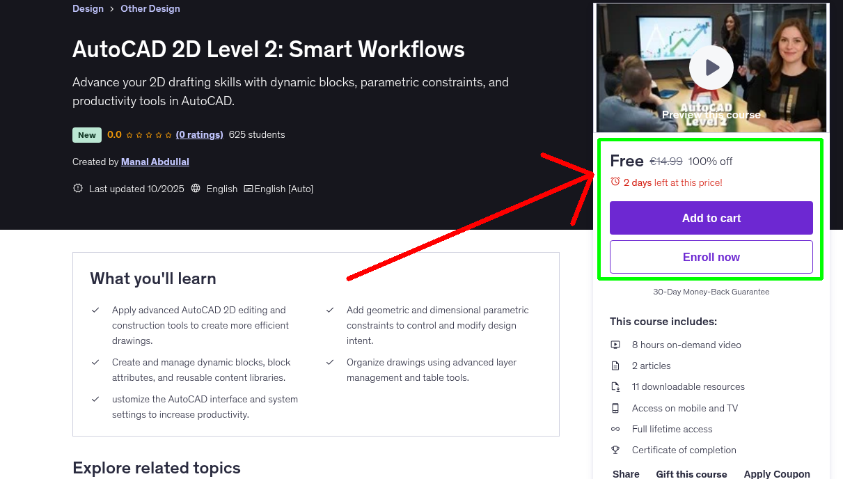 AutoCAD 2D Level 2: Smart Workflows