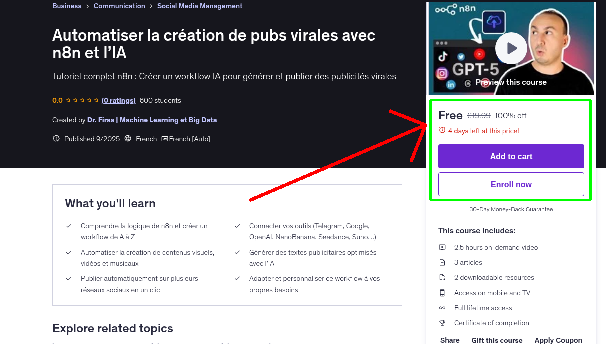 Automatiser la création de pubs virales avec n8n et l’IA