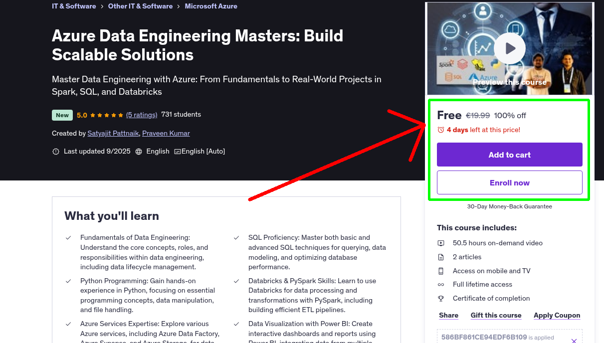 Azure Data Engineering Masters: Build Scalable Solutions