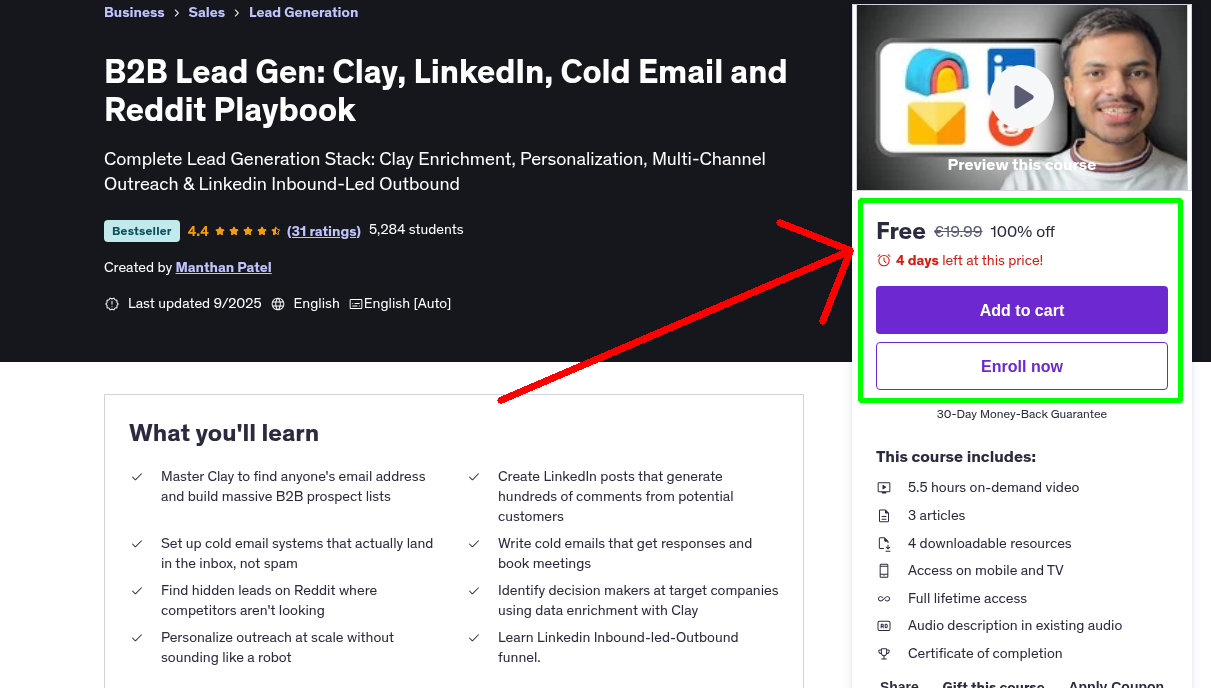 B2B Lead Gen: Clay, LinkedIn, Cold Email and Reddit Playbook