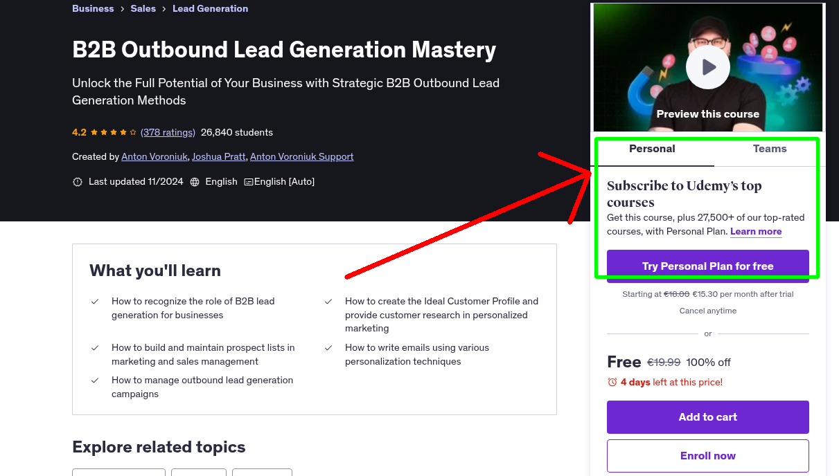 B2B Outbound Lead Generation Mastery