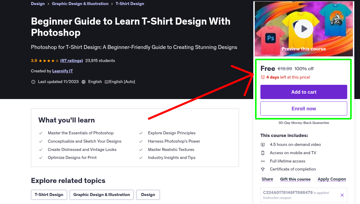 Beginner Guide to Learn T-Shirt Design With Photoshop