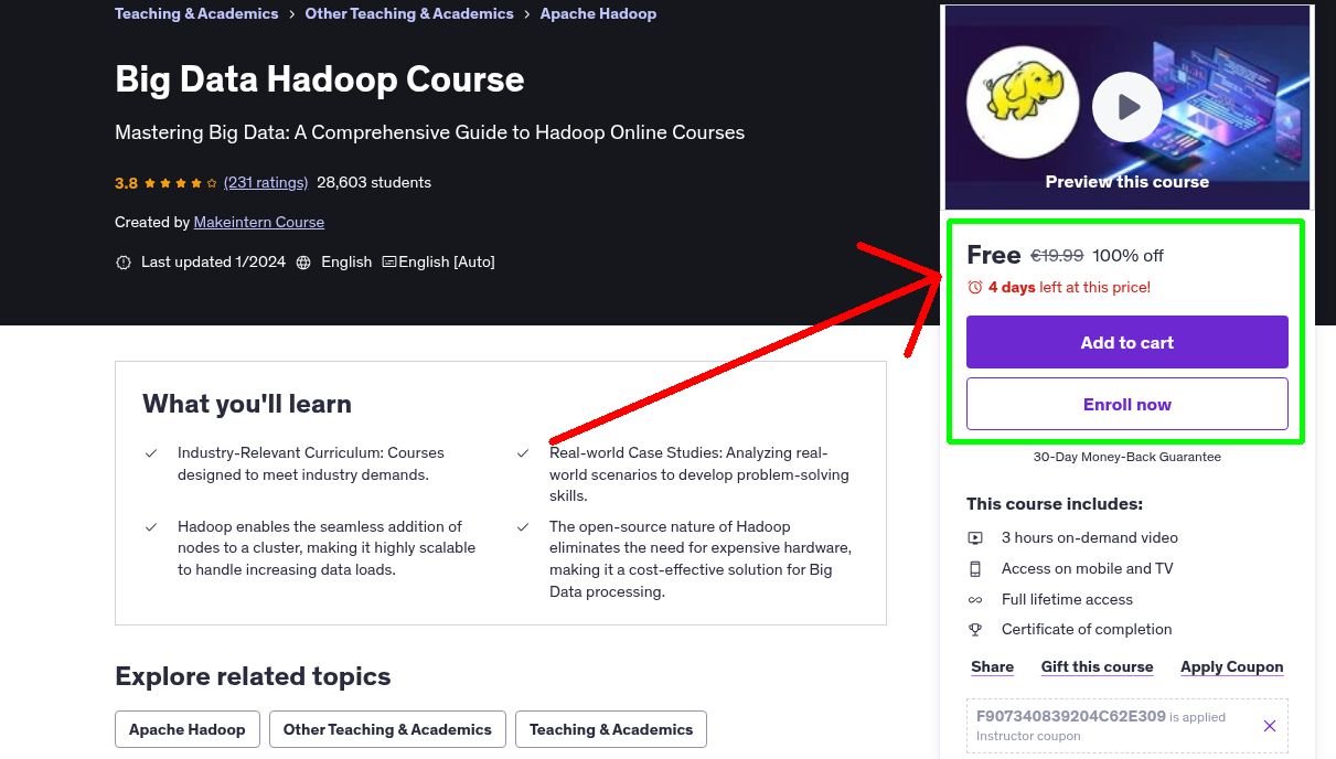 Big Data Hadoop Course