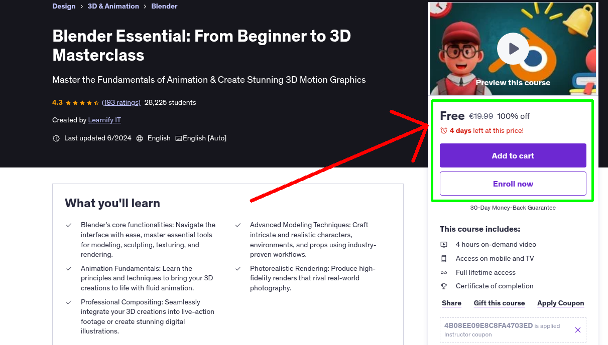 Blender Essential: From Beginner to 3D Masterclass