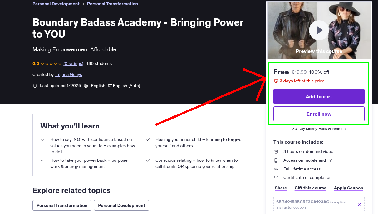 Boundary Badass Academy - Bringing Power to YOU