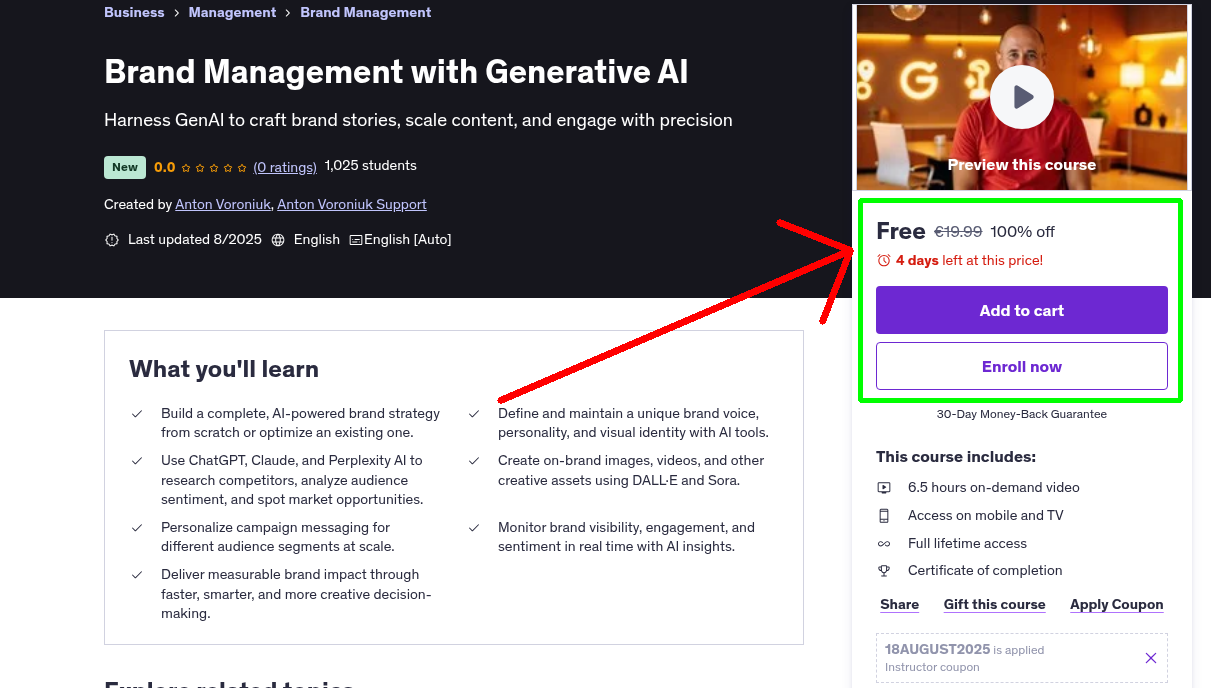Brand Management with Generative AI