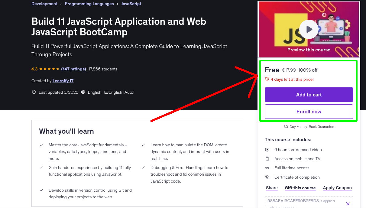 Build 11 JavaScript Application and Web JavaScript BootCamp