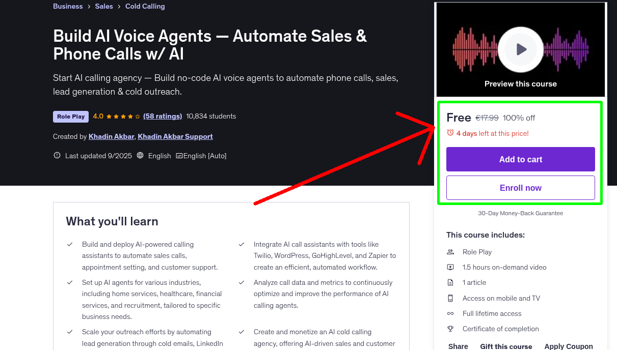 Build AI Voice Agents — Automate Sales & Phone Calls w/ AI