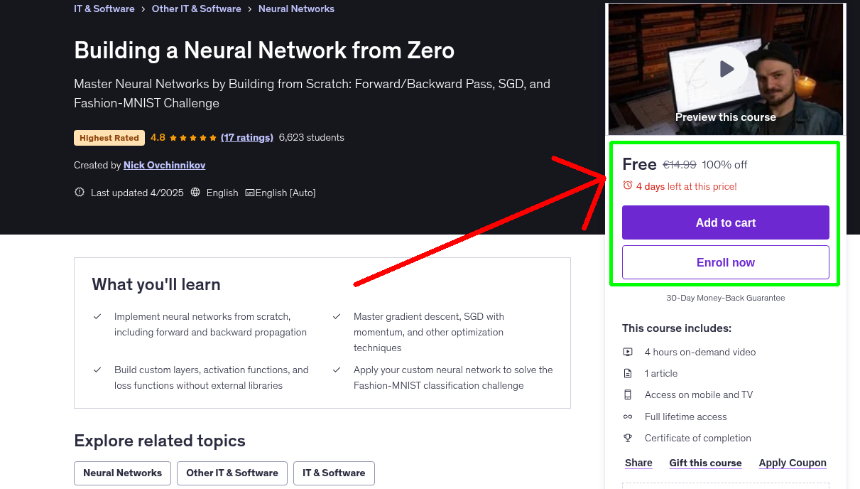 Building a Neural Network from Zero