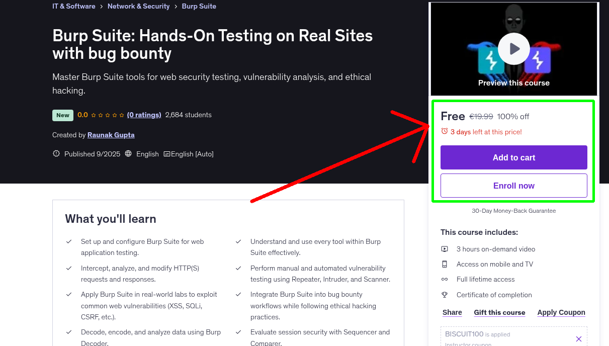Burp Suite: Hands-On Testing on Real Sites with bug bounty